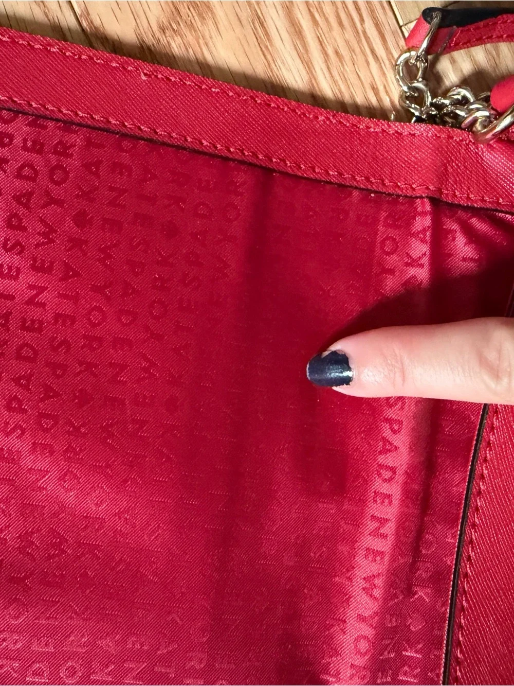 Kate Spade Red Crossbody Shoulder Bag -
